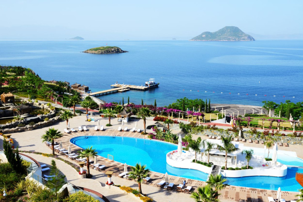 Luxusný hotel na pláži Turecko