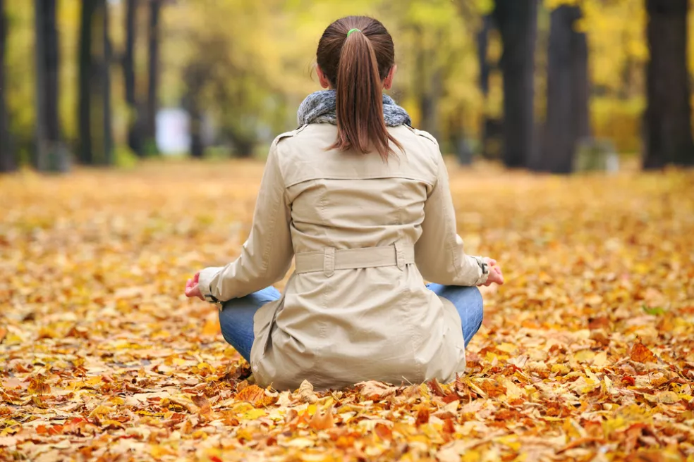 jeseň a meditácia