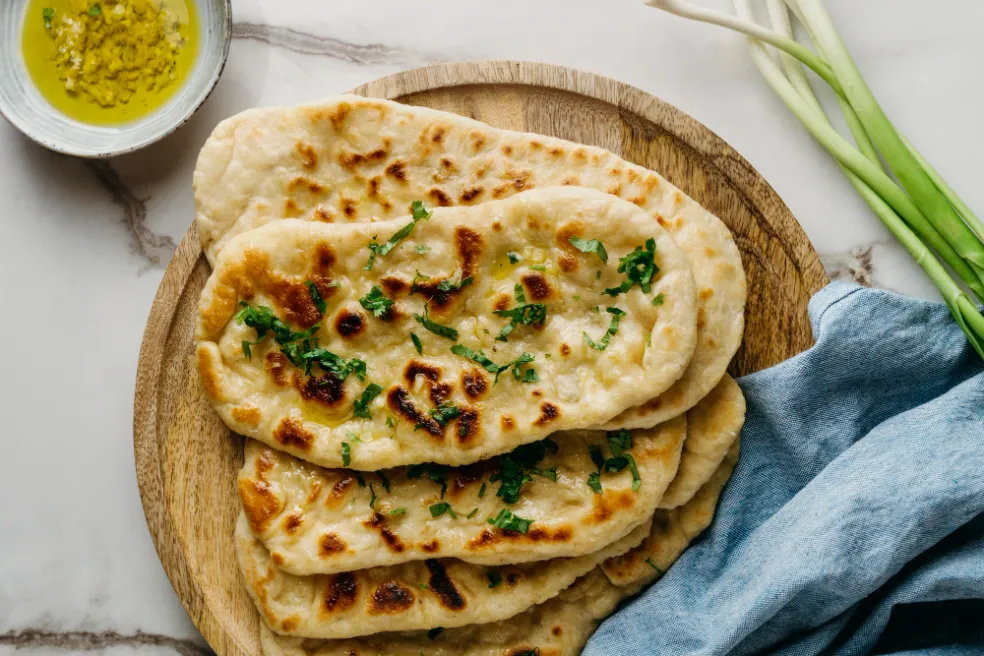 Butter garlic naan