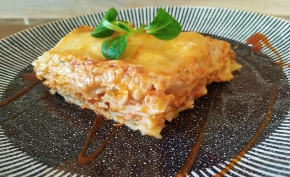 lasagne s bravčovým mäsom