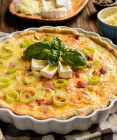 Recept na Quiche Lorraine: Smetanový koláč se slaninou a sýrem