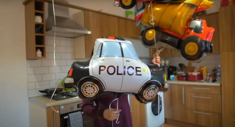 party pre dieťa s tématikou áut