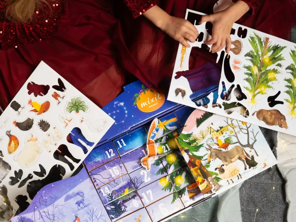 Veľký adventný kalendár Mixit 2025 – Fantastické zvieratká