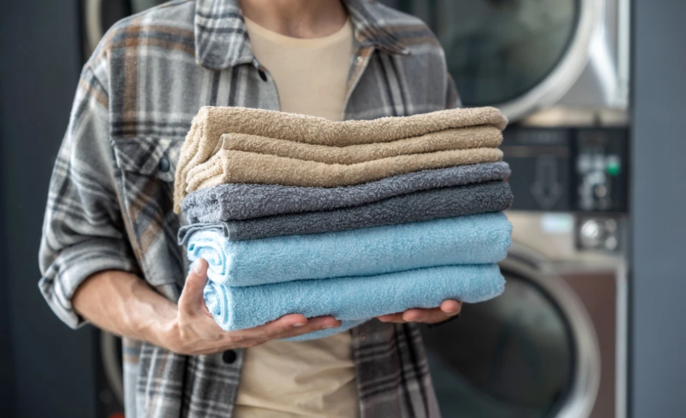 výmena starých uterákov