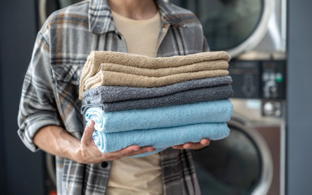 výmena starých uterákov