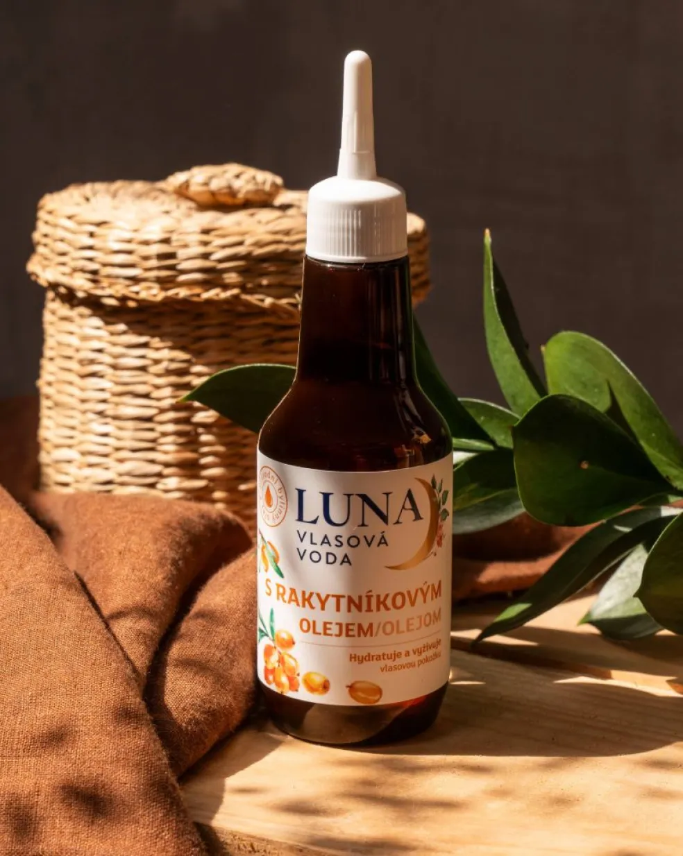 Luna vlasovná voda s rakytníkovým olejom alpa