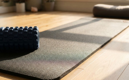 Podložka na cvičenie a masážny valec