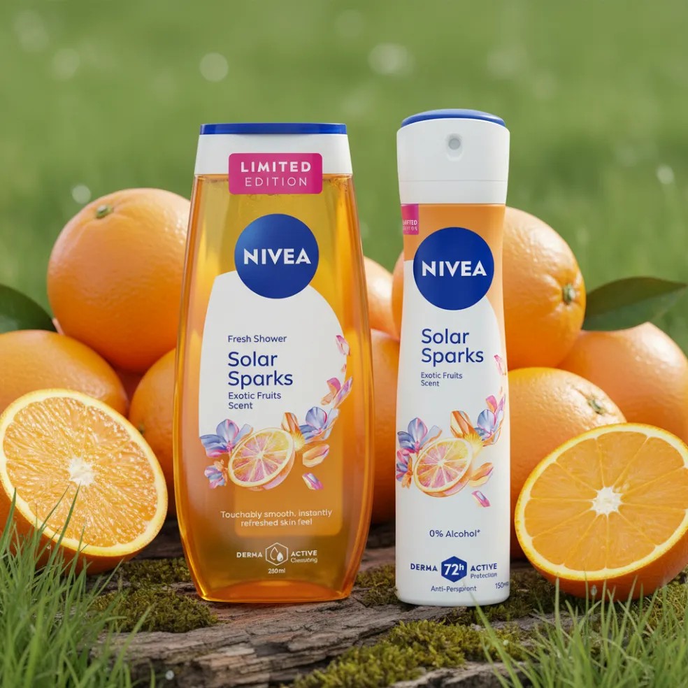 NIVEA Sprchovací gél Solar Sparks