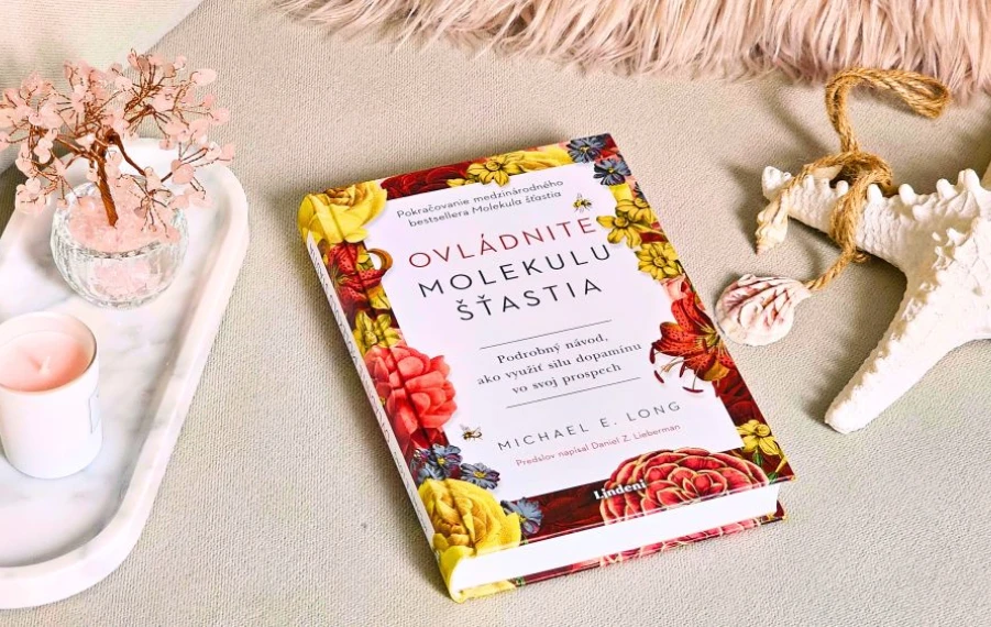 Kniha Ovládnite molekulu šťastia od Michaela E. Longa o dopamíne a psychickej pohode